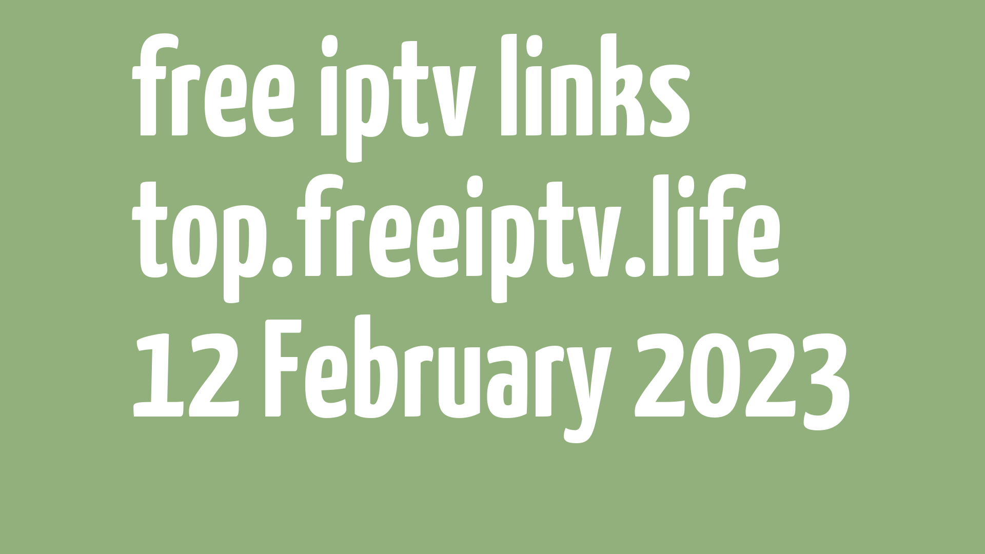 free iptv links 110223